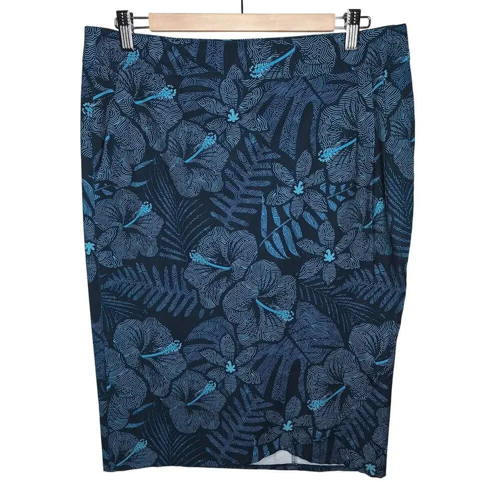 RipSkirt Hawaii Floral Tropical Wrap Skirt Midi Length 3 Swim Cover Up Medium